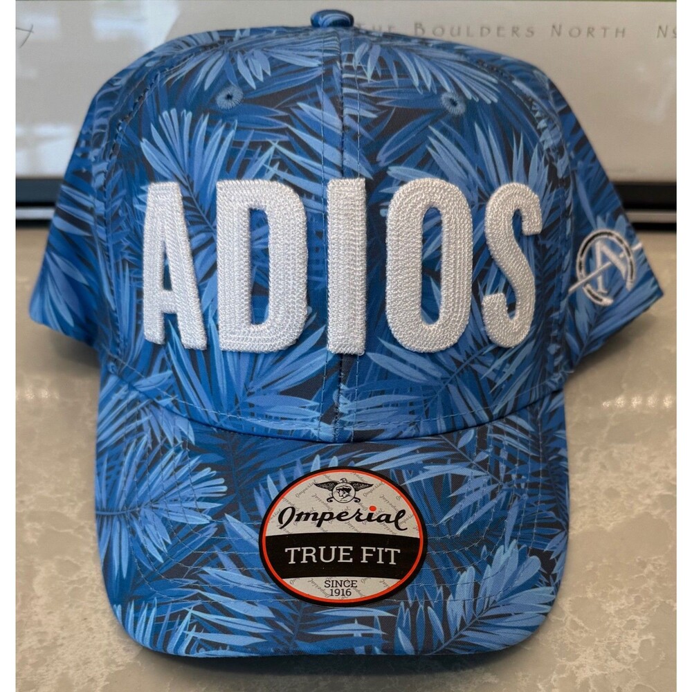 NWT - Adios Golf Club - Imperial Golf Hat True Fit - Men's Adjustable - NEW